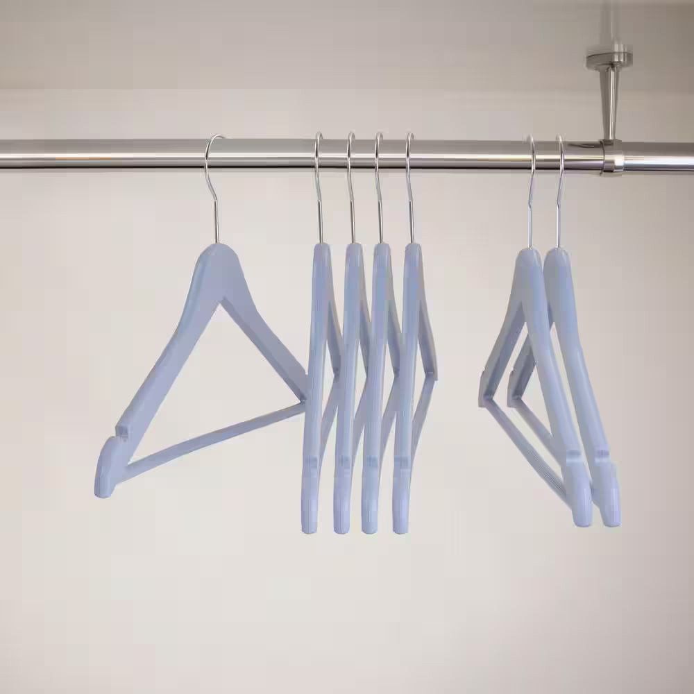 Eco Friendly Coat Hangers in Blue 20 Piece